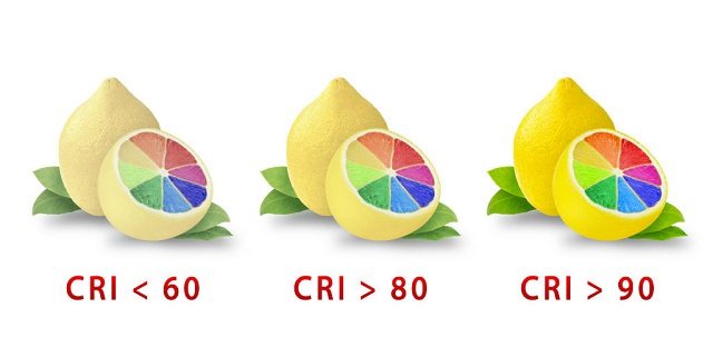 Chỉ số CRI đảm bảo sự trung thực trong màu sắc